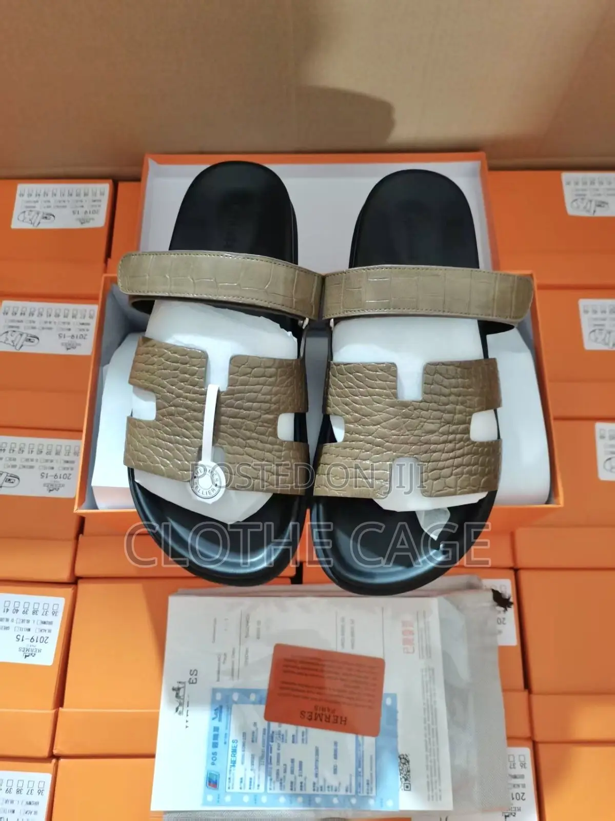 Hermès Chypre Techno-Sandals