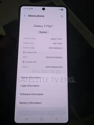Samsung Galaxy Z Flip7 256 GB Gray