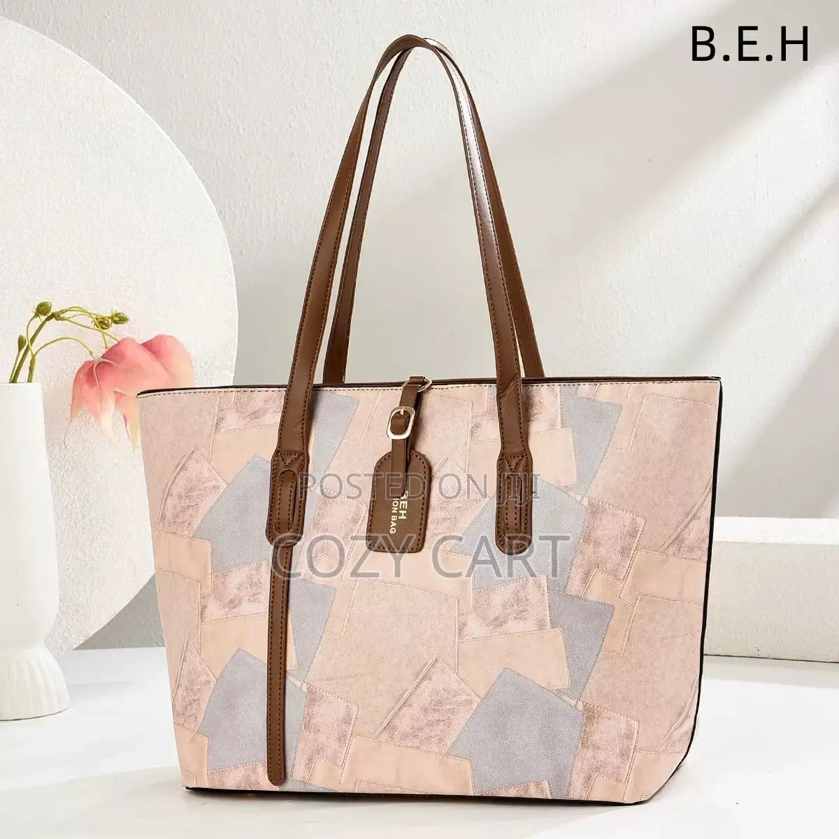 Coorperate Leather Tote Bag