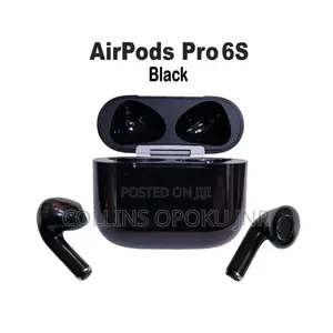 Air Pro 6s HIFI Stereo Wireless Bluetooth Headsets - Black