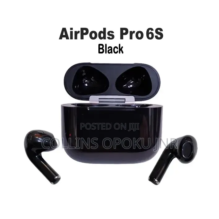 Air Pro 6s HIFI Stereo Wireless Bluetooth Headsets - Black