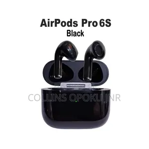 Air Pro 6s HIFI Stereo Wireless Bluetooth Headsets - Black