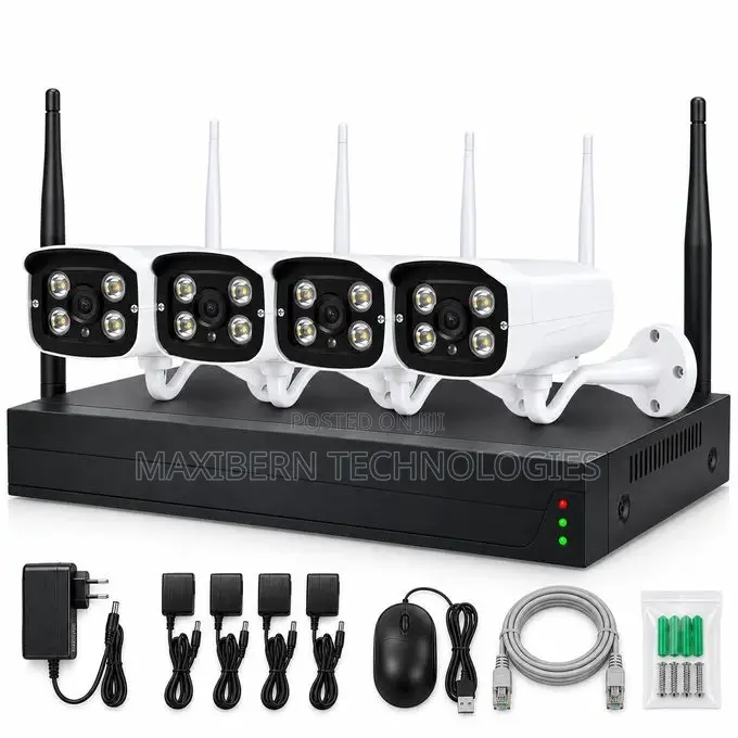 NGTeco NG-V400 4CH 2MP WiFi CCTV Camera Kit With NVR