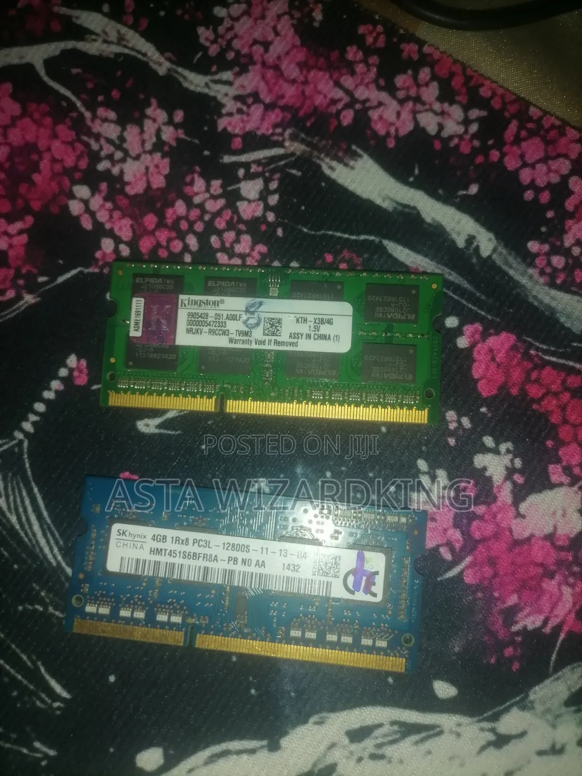8gb Ddr4 Laptop Ram and 2 Ddr3 4gb Laptop Ram All for 330