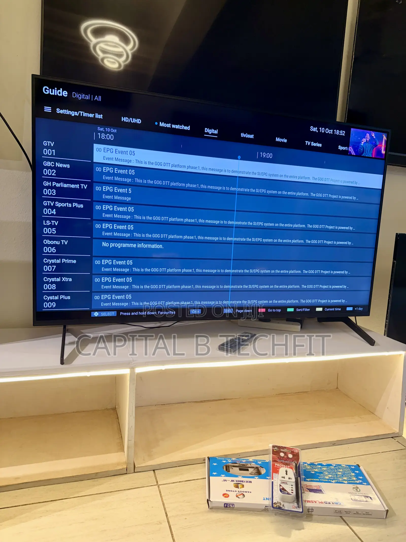 55inches Full Digital Satellite Android 4k Ultra Hd Led Smart SONY TV
