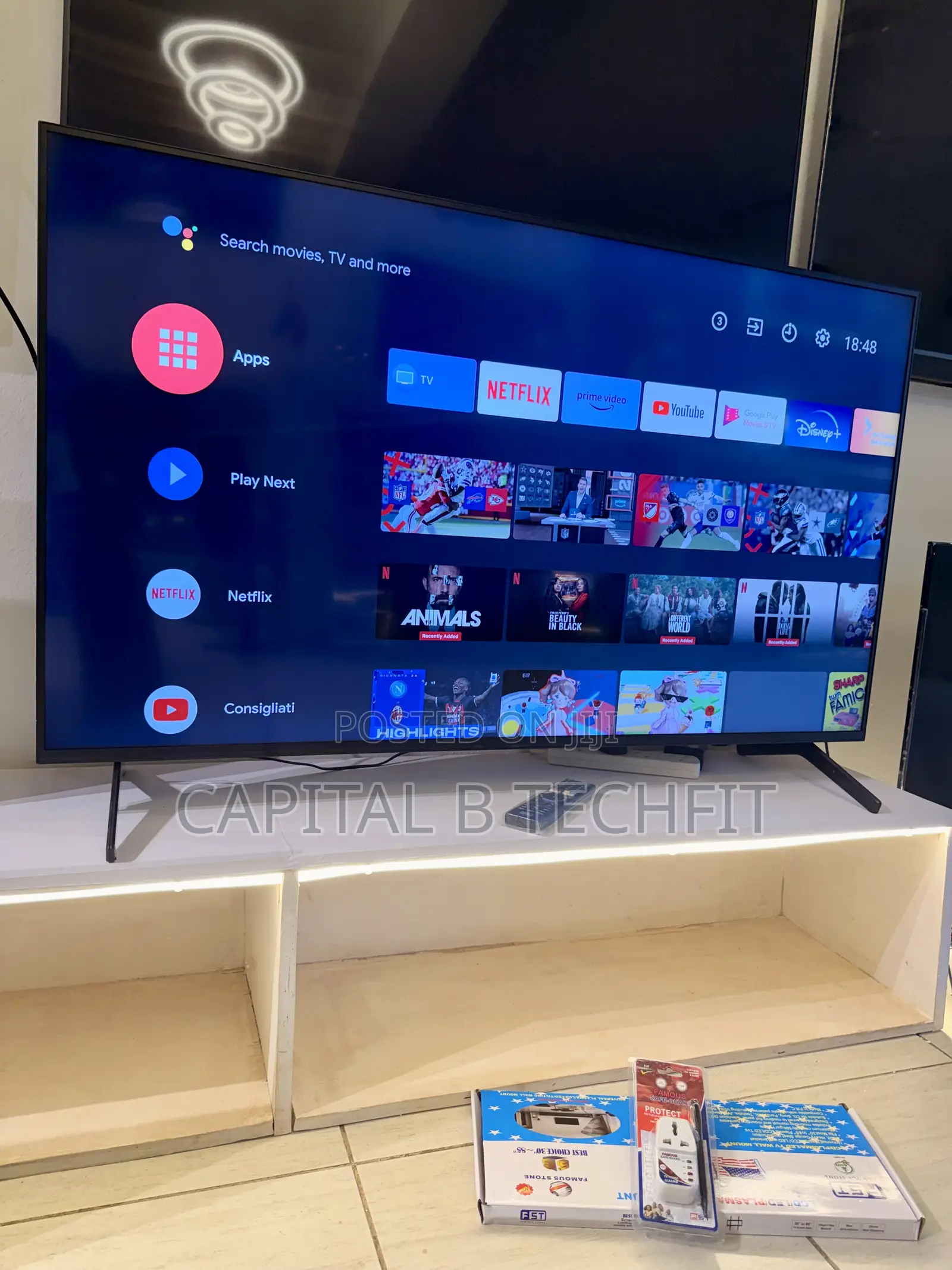 55inches Full Digital Satellite Android 4k Ultra Hd Led Smart SONY TV