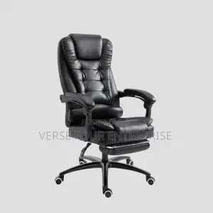 Reclining Executive Massage Chair With Footrest