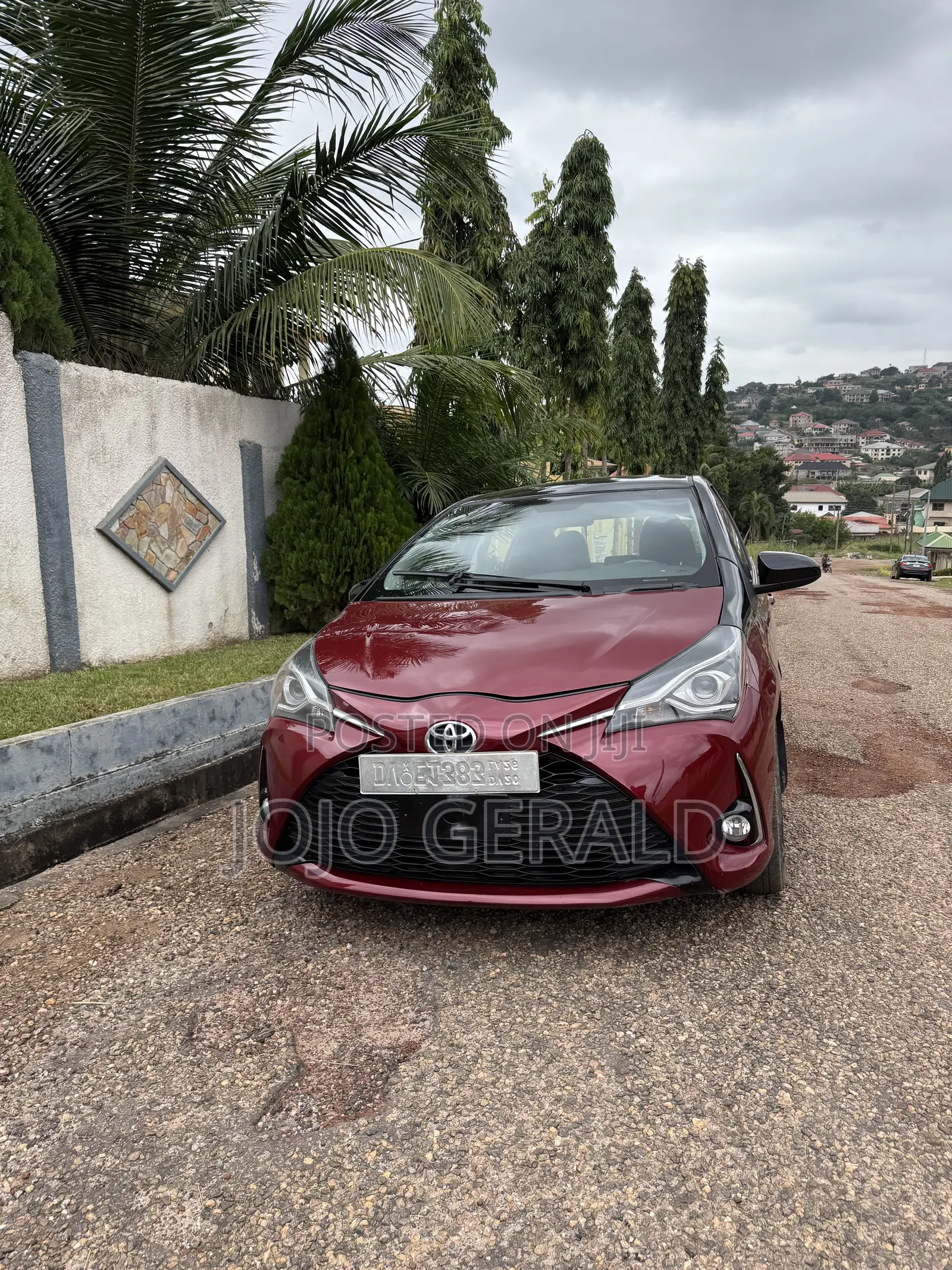 Toyota Yaris 2018 Burgundy