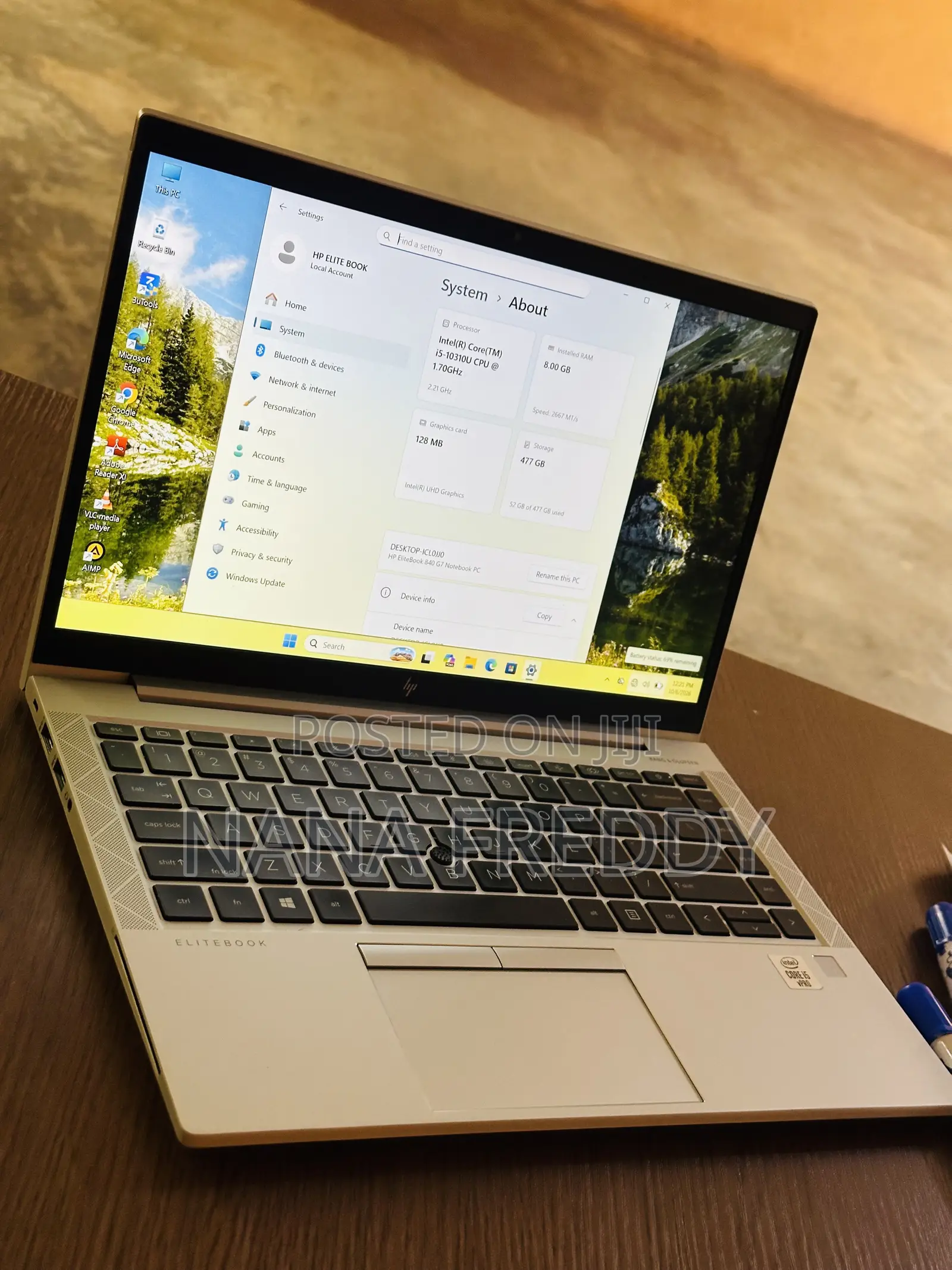 New Laptop HP EliteBook 840 G7 8GB Intel Core i5 SSD 512GB