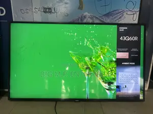 Samsung QLED 43 Inches Smart Digital Satellite. 4K UHD, Bluetooth. Etc