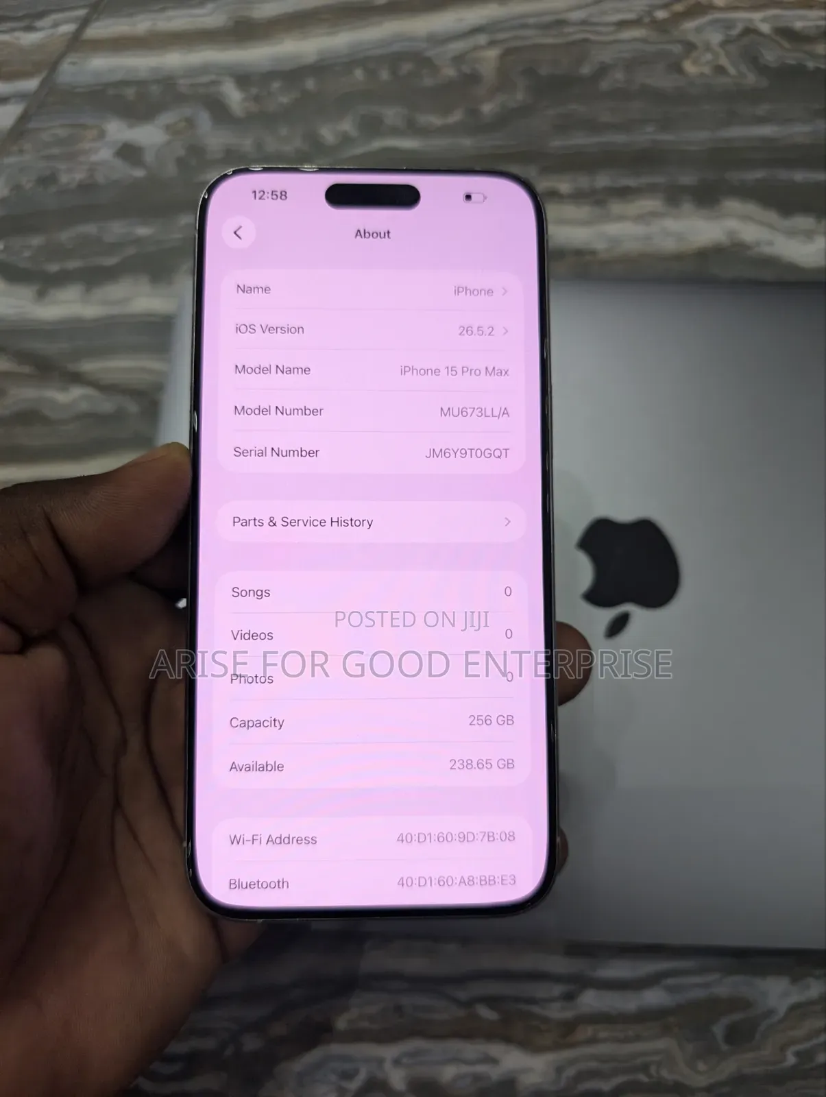 Apple iPhone 15 Pro Max 256 GB White