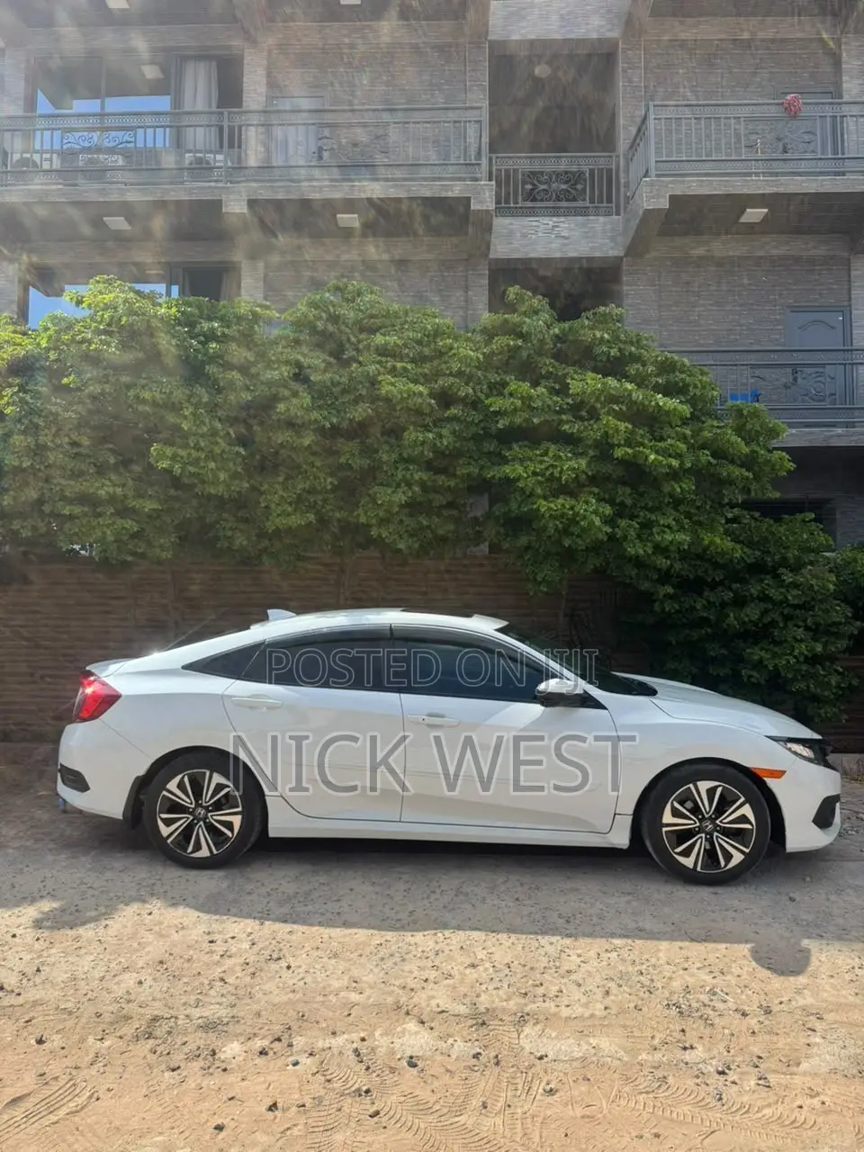 Honda Civic EX-L 4dr Sedan (1.5L 4cyl) 2016 White