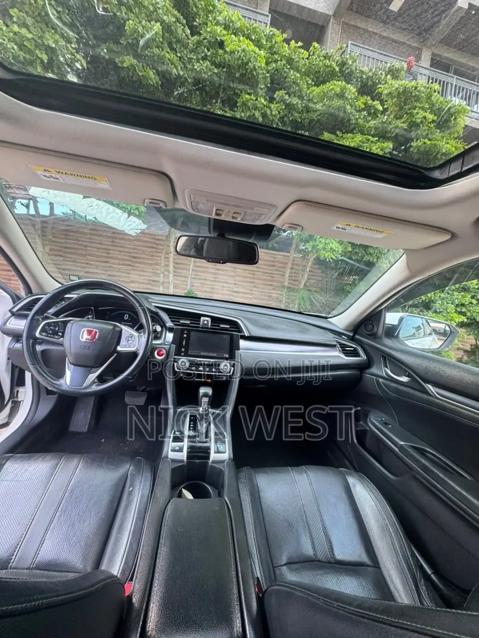 Honda Civic EX-L 4dr Sedan (1.5L 4cyl) 2016 White