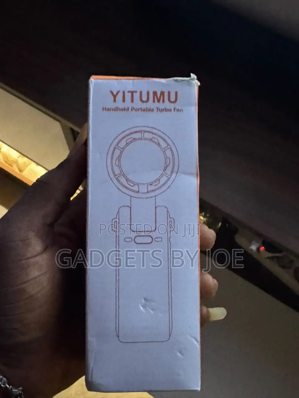 Make Ups Turbo Fan - 5 Speed 180° Foldable Mini Fan,