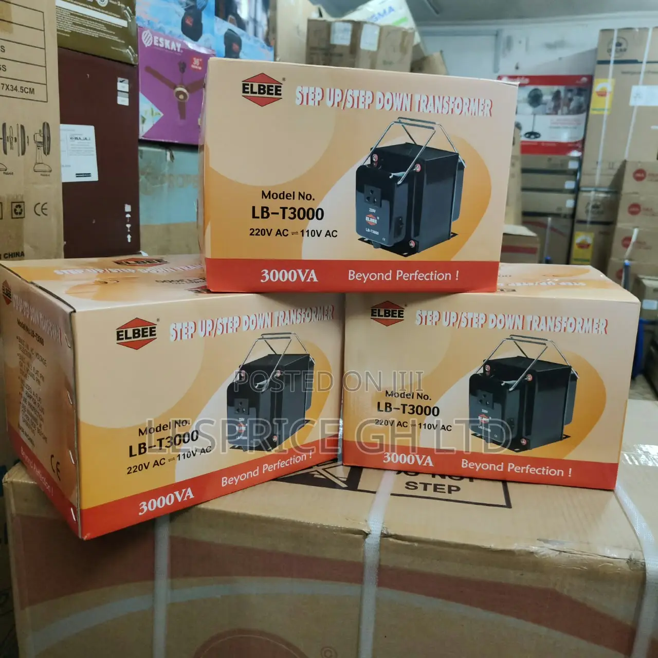 Hugely Discounted 3000W Step Up & Down Transformer From Elbee