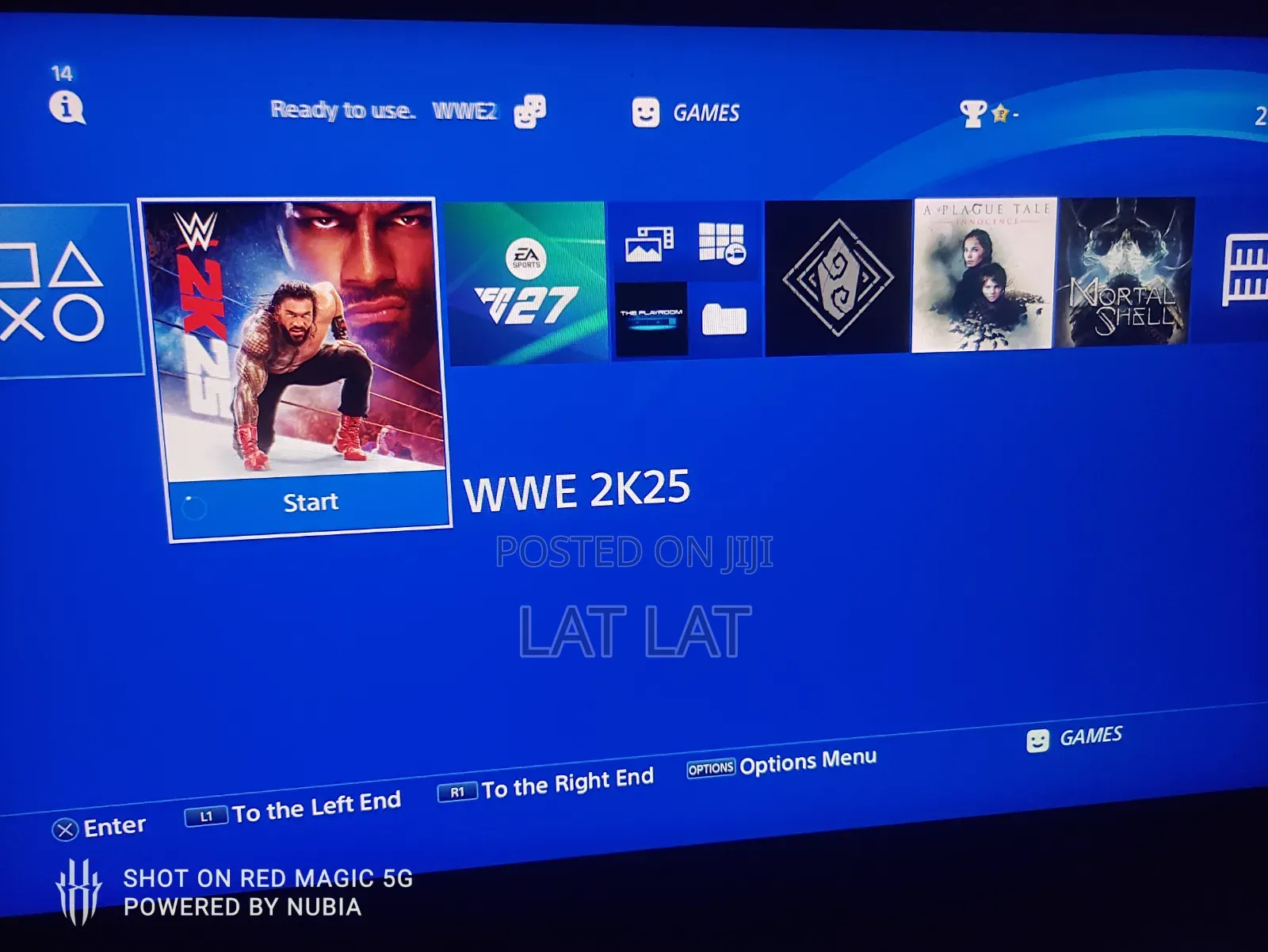 PS4 Standard With 7 Games FC 27 Installed