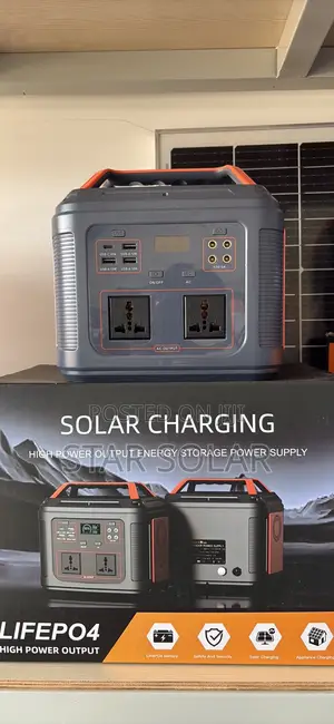 New!! Fibon Portable Power Station 550W+ Free Panel