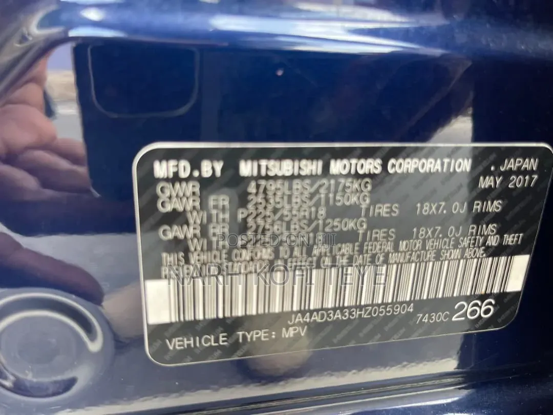 Mitsubishi Outlander 2.4 PHEV AWD 2018 Blue