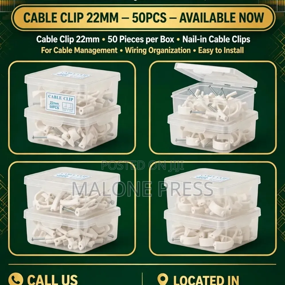 Cable Clip Kent Cable Clip 12mm 10mm 8mm 6mm