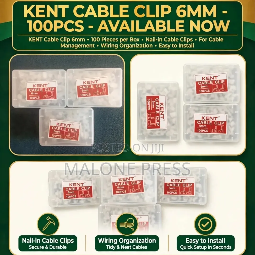 Cable Clip Kent Cable Clip 12mm 10mm 8mm 6mm