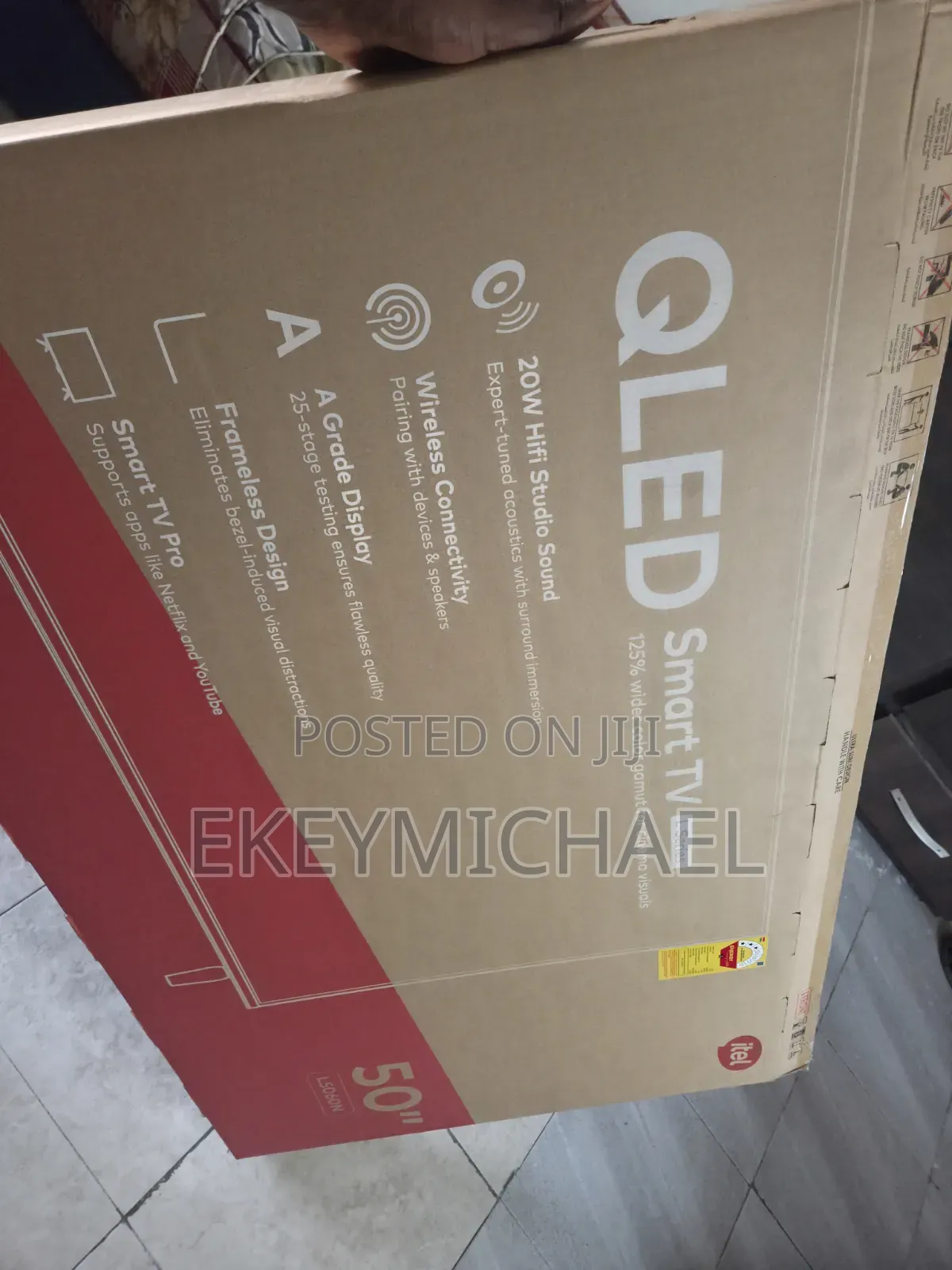Itel 50" QLED Smart TV