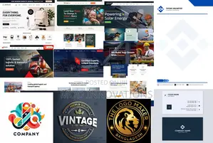 Website Development + Logo + Business Card + Letterhead (All-in-One)