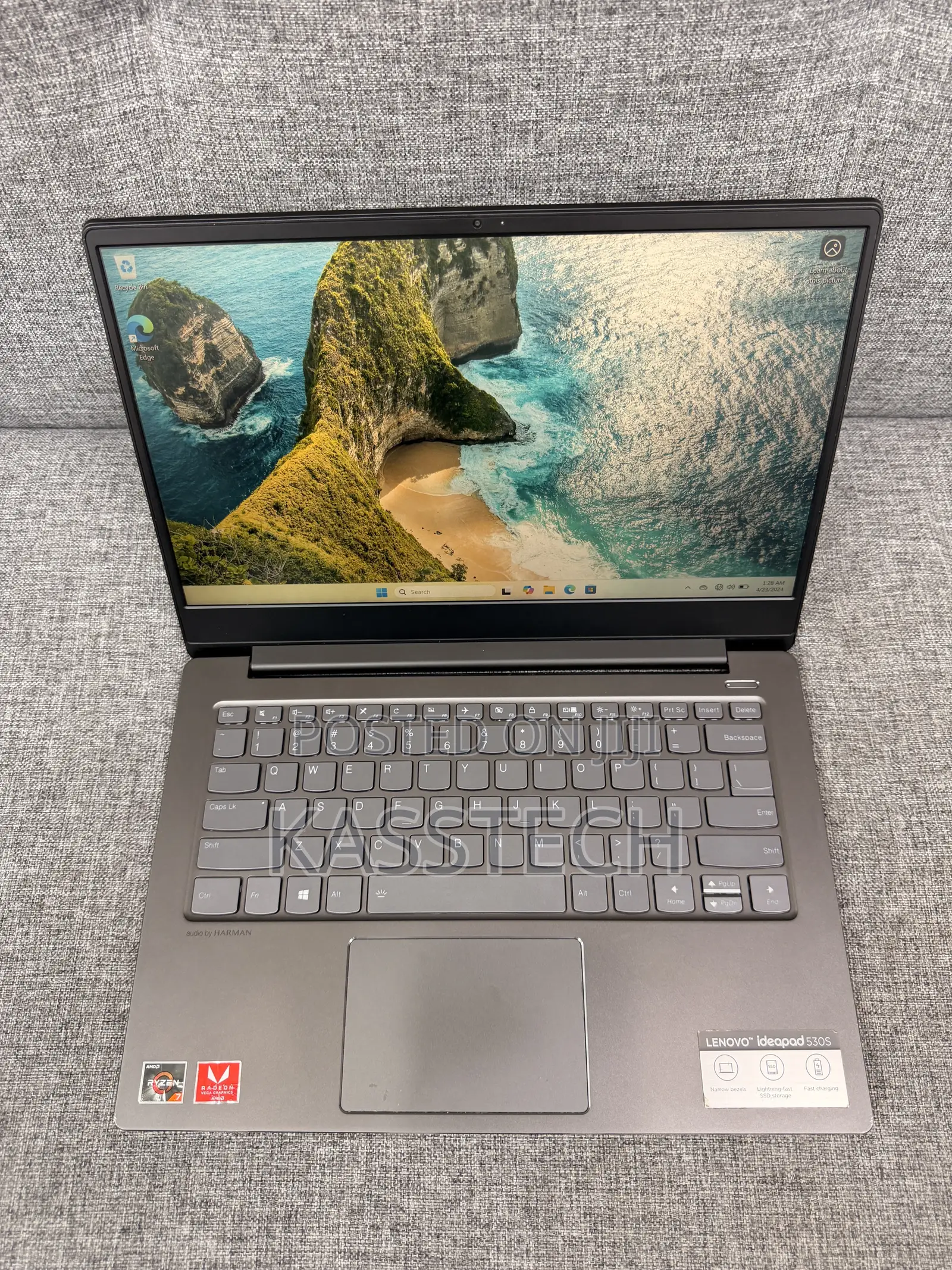 Laptop Lenovo IdeaPad 530S 8GB AMD Ryzen 7 SSD 256GB
