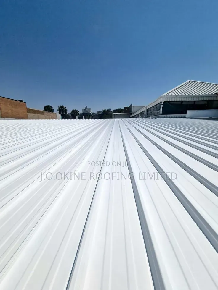 White Roofing Selflock Outside Ceiling 0.50mm