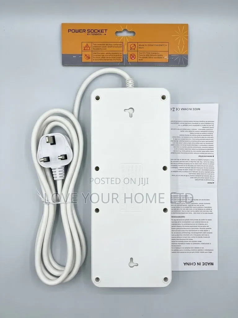 Compact Extension Board With 6 Universal Sockets&4 HighSpeed USB Ports