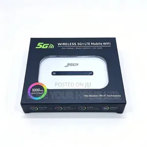 Wireless 5G+ LTE Mobile Wi-Fi Router - 3000mAh Battery Up to 12 Hours