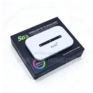 Wireless 5G+ LTE Mobile Wi-Fi Router - 3000mAh Battery Up to 12 Hours