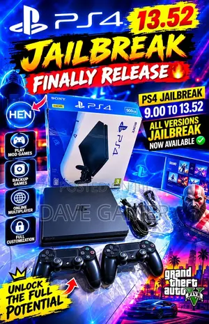 Ps4 Jailbreak Available (Fw -13.02 - 13.52)
