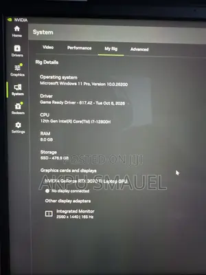 Laptop HP Omen 17 8GB Intel Core i7 SSD 512GB