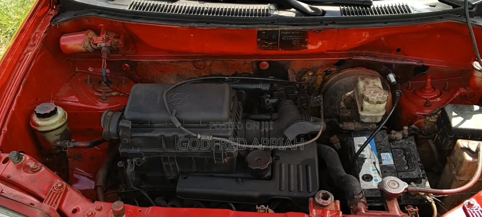Hyundai Atos 2010 Red