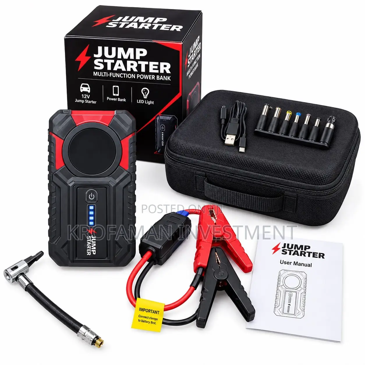 Jump Starter Kit for Emergency