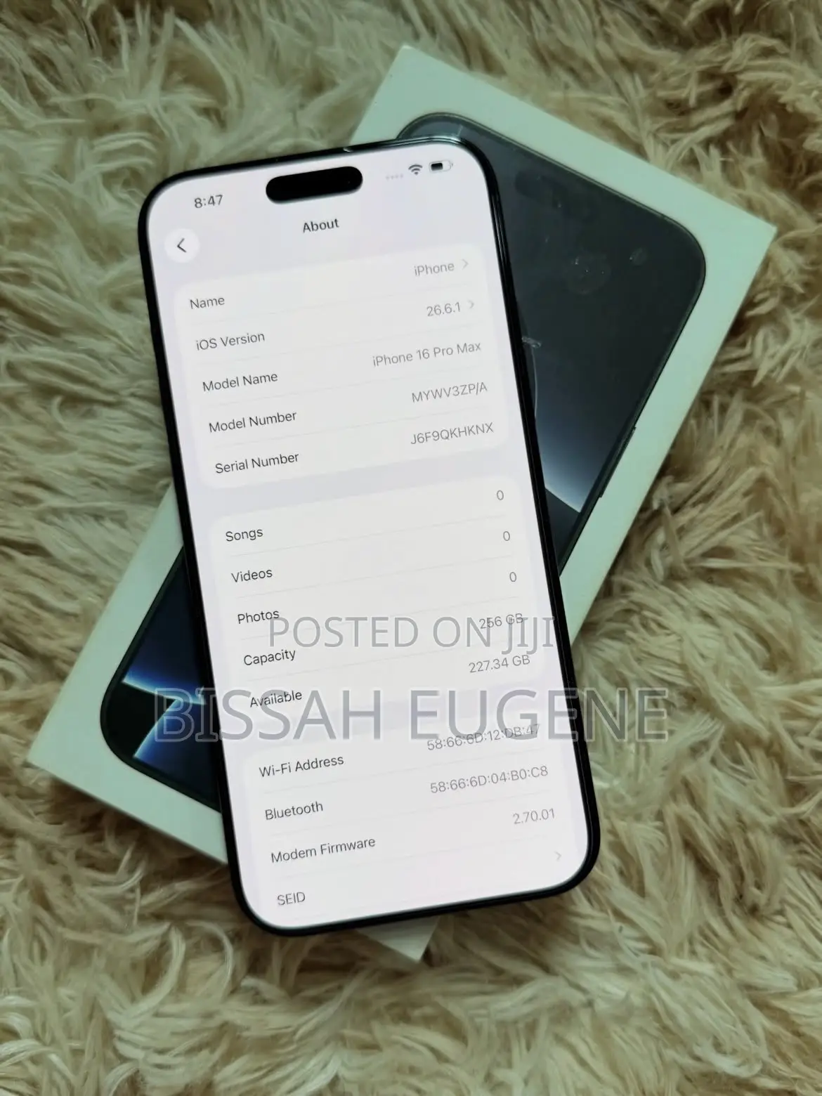 Apple iPhone 16 Pro Max 256 GB Blue