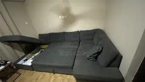 Sofa Bed With Storage (4 Seater Pull Out)