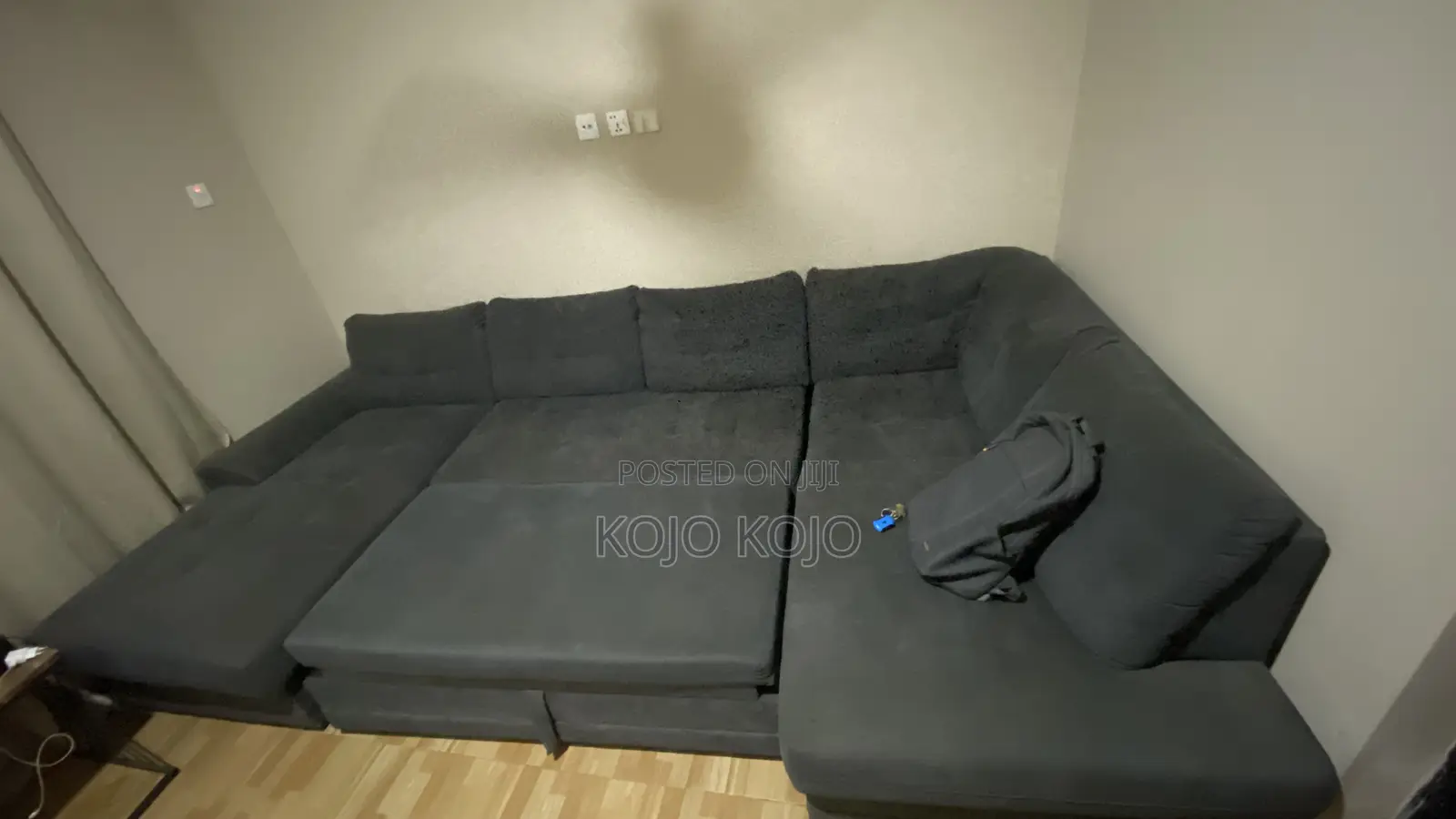 Sofa Bed With Storage (4 Seater Pull Out)