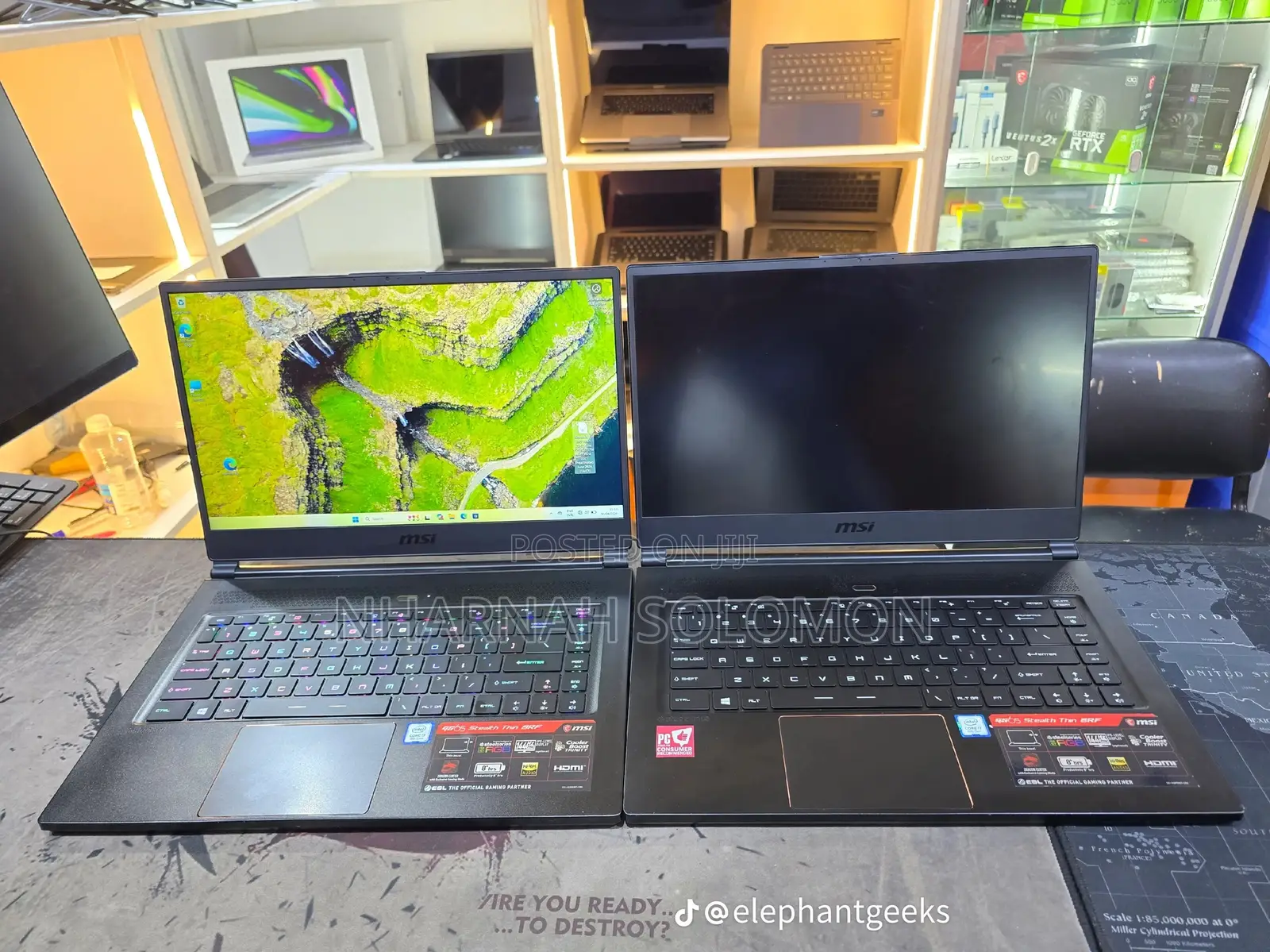 Laptop MSI GS65 Stealth Thin 8RF 16GB Intel Core i7 SSD 512GB