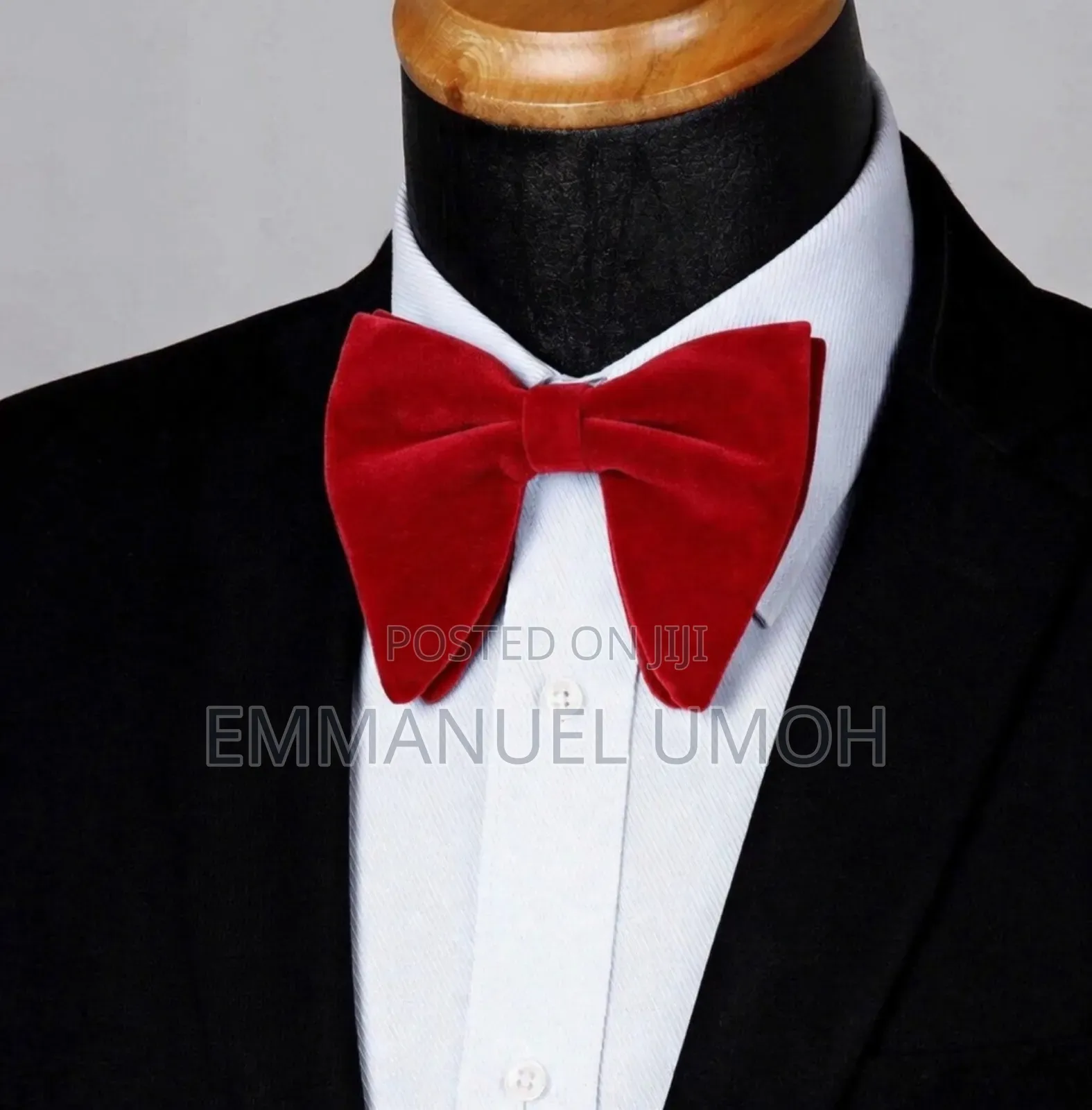 Classy Velvet Bow Tie