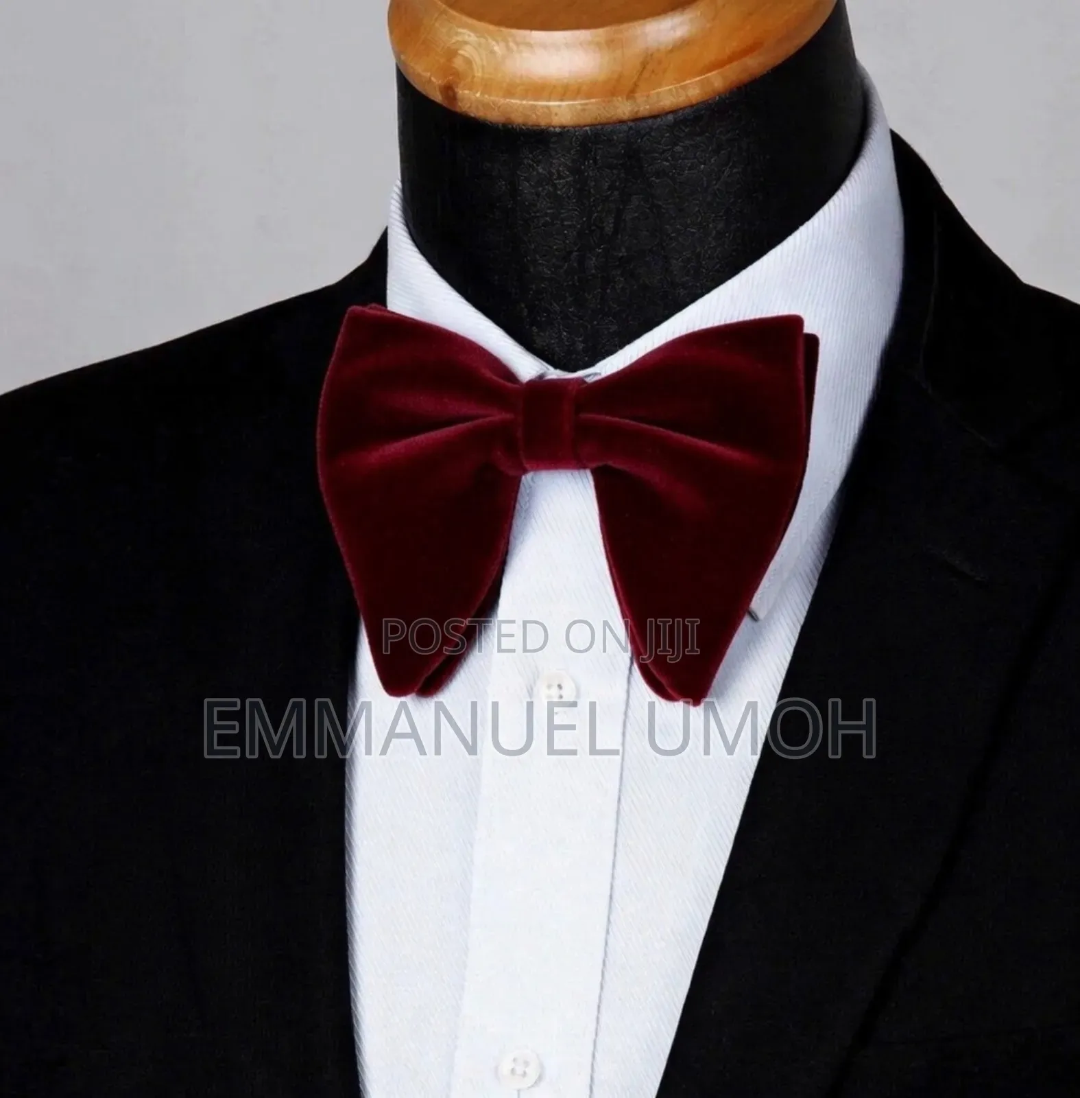 Classy Velvet Bow Tie