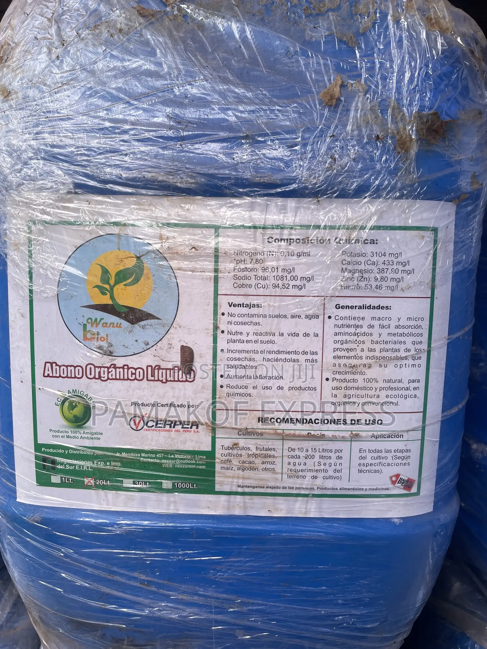 Fertilizer (Phosphoric Acid Food Grade) 36kg