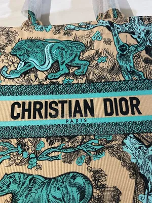 Christian Dior Toile De Jouy Sauvage Book Tote