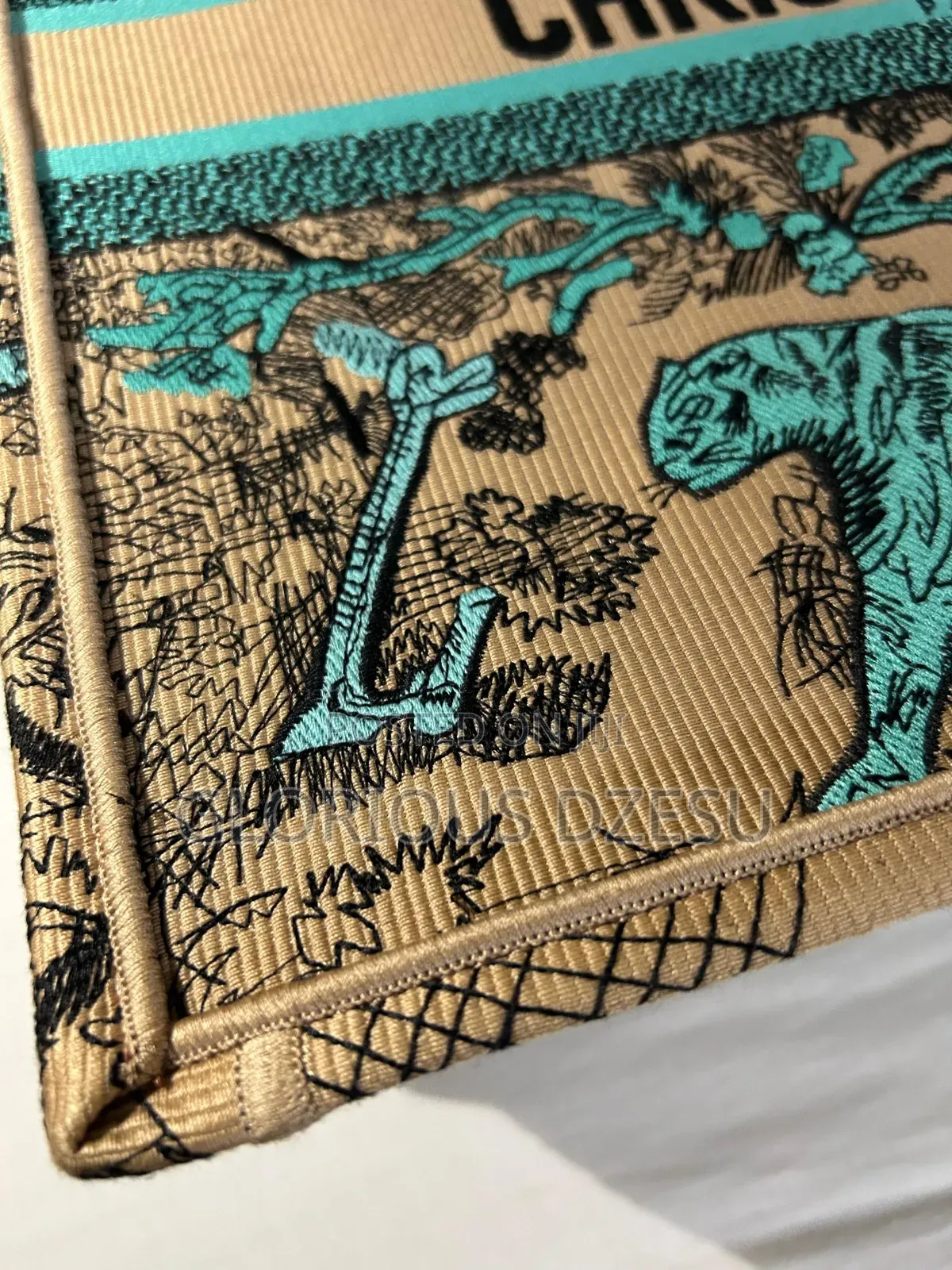 Christian Dior Toile De Jouy Sauvage Book Tote