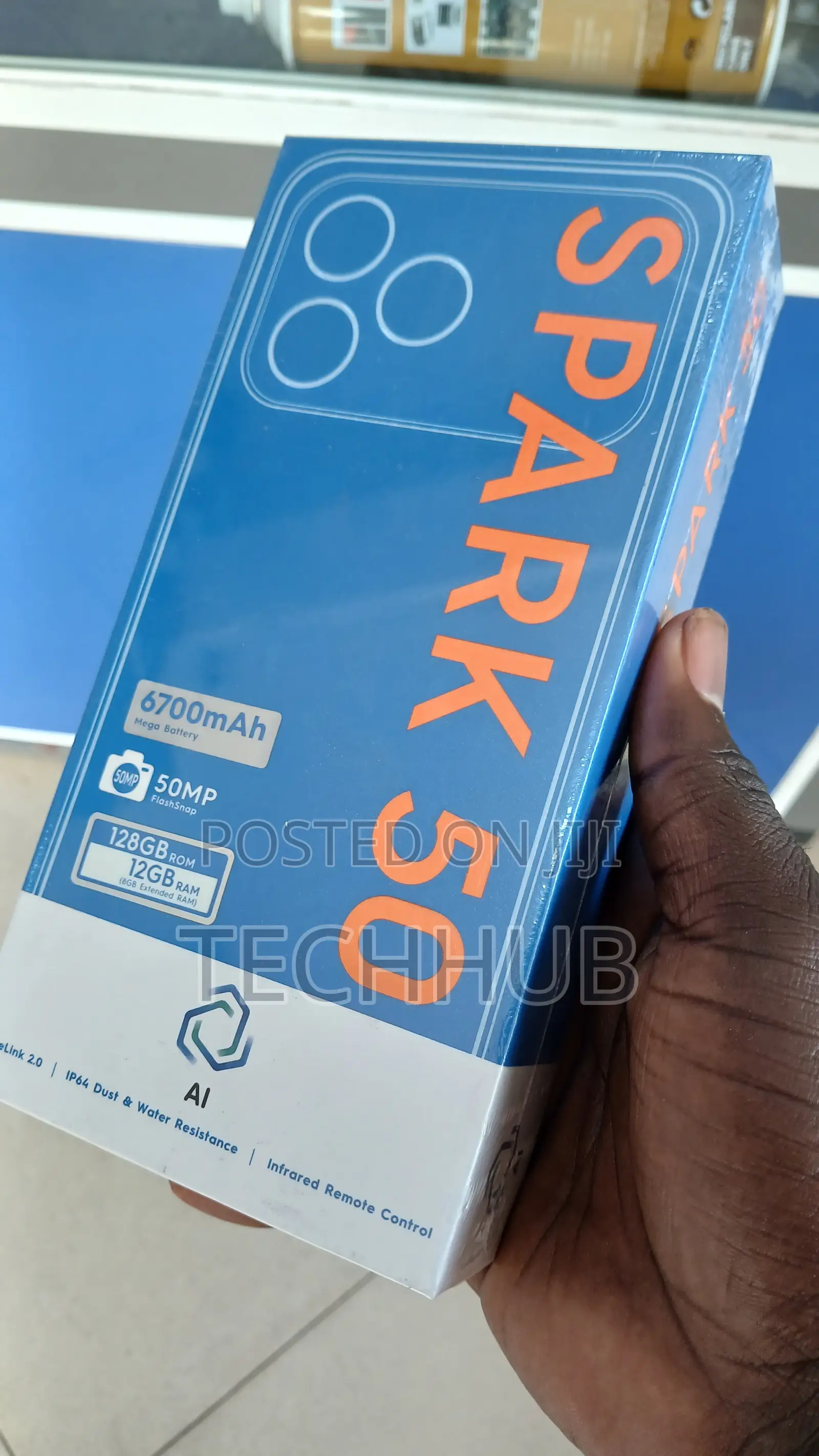 New Tecno Spark 50 128 GB Orange