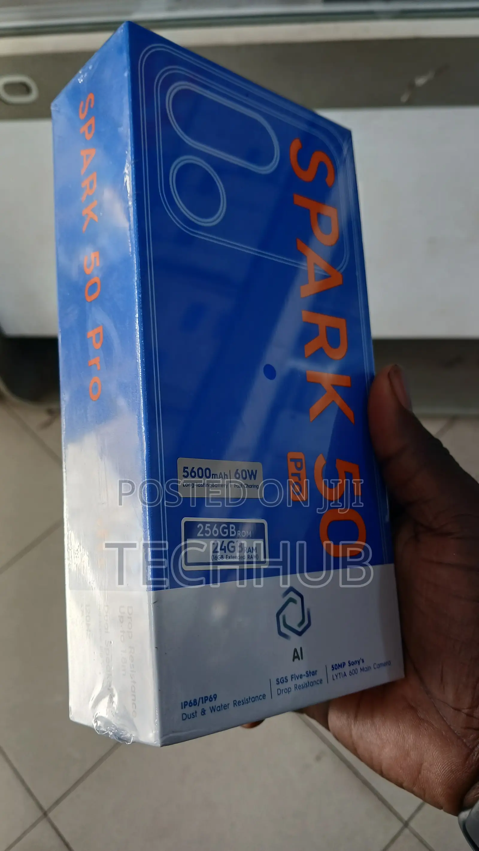 New Tecno Spark 50 Pro 256 GB Gray