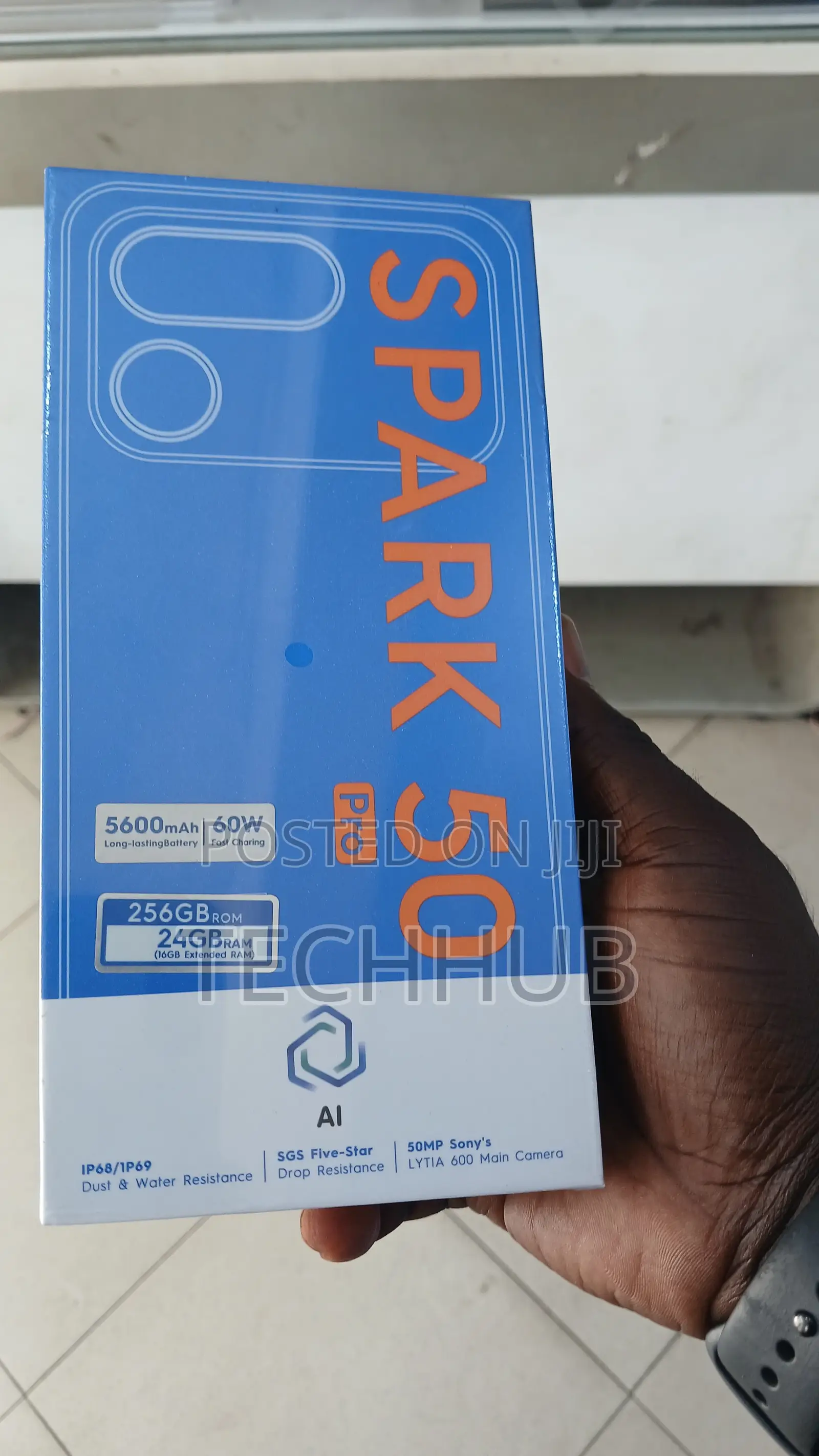 New Tecno Spark 50 Pro 256 GB Gray