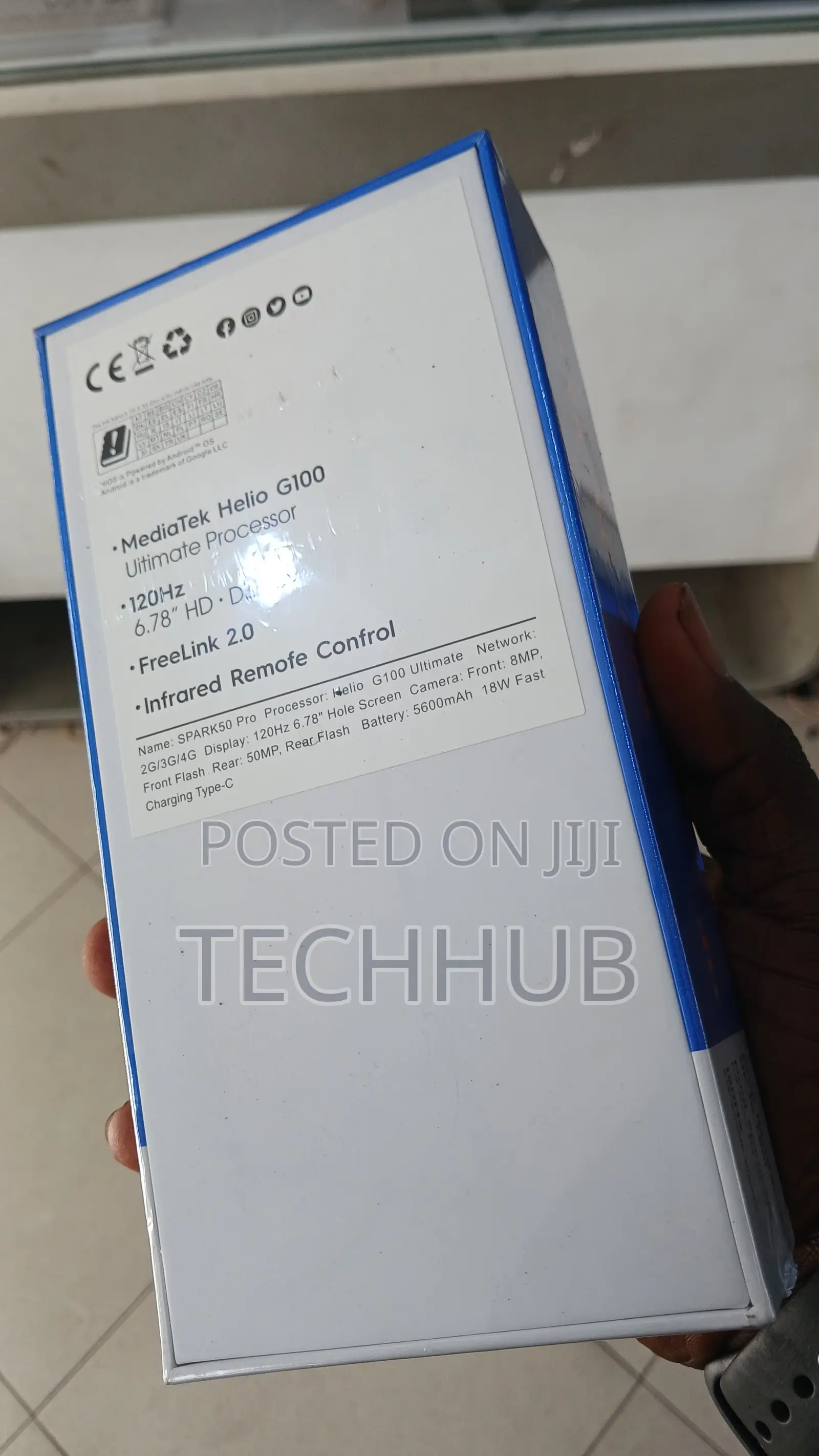 New Tecno Spark 50 Pro 256 GB Gray