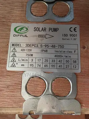 1 Horsepower DC Solar Pump