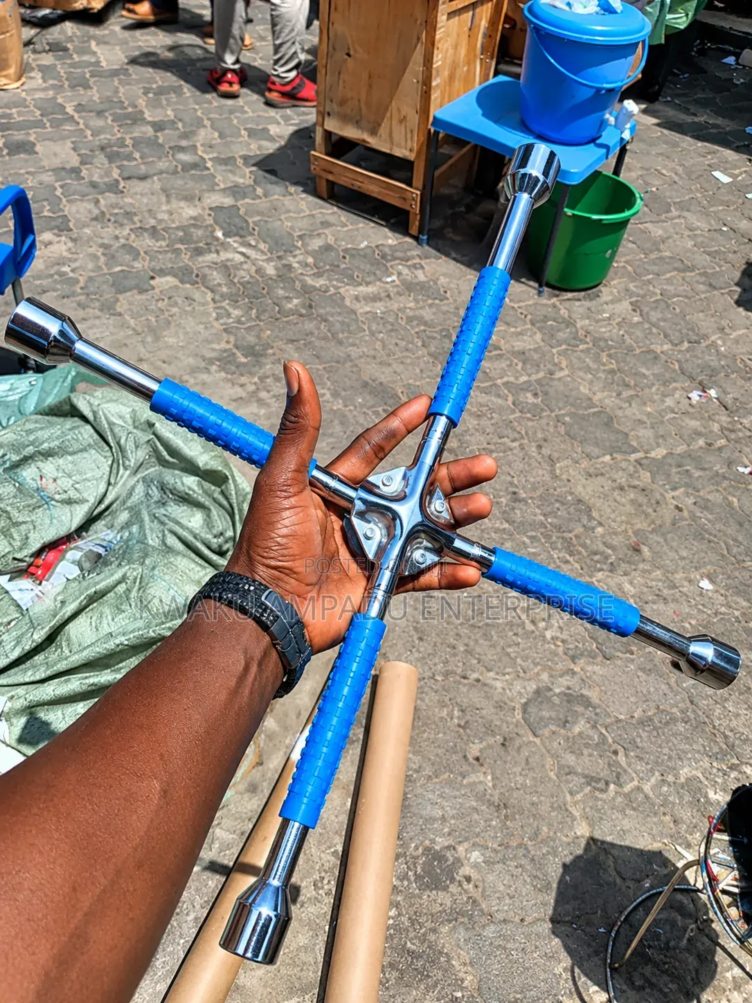 Wheel Spanner / Cross Spanner - Heavy Duty 4 Way